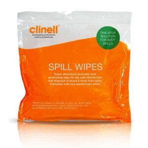 Clinell spill wipes